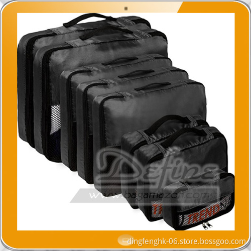Water resistant durable Packing cubes with 8pc set